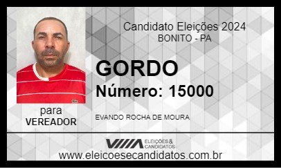 Candidato GORDO 2024 - BONITO - Eleições