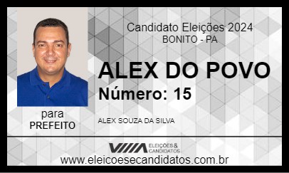 Candidato ALEX DO POVO 2024 - BONITO - Eleições