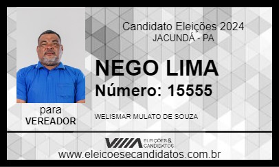 Candidato NEGO LIMA 2024 - JACUNDÁ - Eleições