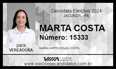 Candidato MARTA COSTA 2024 - JACUNDÁ - Eleições