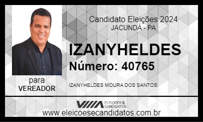 Candidato IZANYHELDES 2024 - JACUNDÁ - Eleições