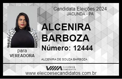 Candidato ALCENIRA BARBOZA 2024 - JACUNDÁ - Eleições