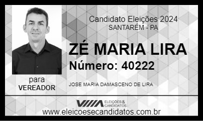 Candidato ZÉ MARIA LIRA 2024 - SANTARÉM - Eleições