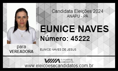 Candidato EUNICE NAVES 2024 - ANAPU - Eleições