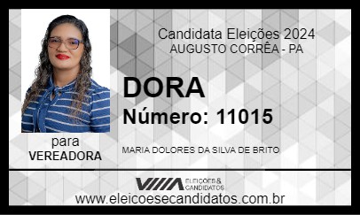 Candidato DORA 2024 - AUGUSTO CORRÊA - Eleições