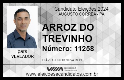 Candidato ARROZ DO TREVINHO 2024 - AUGUSTO CORRÊA - Eleições