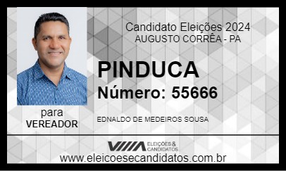 Candidato PINDUCA 2024 - AUGUSTO CORRÊA - Eleições