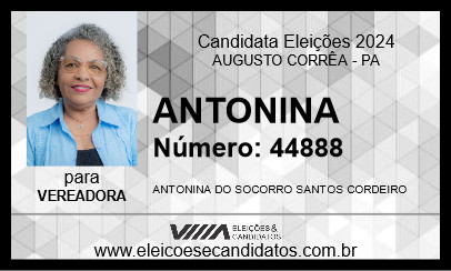 Candidato ANTONINA 2024 - AUGUSTO CORRÊA - Eleições