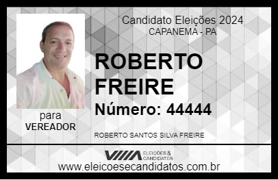 Candidato ROBERTO FREIRE 2024 - CAPANEMA - Eleições