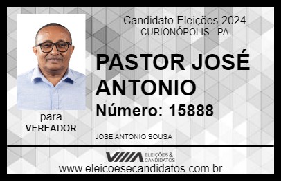 Candidato PASTOR JOSÉ ANTONIO 2024 - CURIONÓPOLIS - Eleições