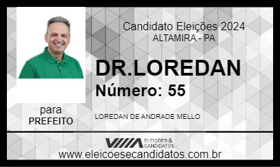 Candidato DR.LOREDAN 2024 - ALTAMIRA - Eleições