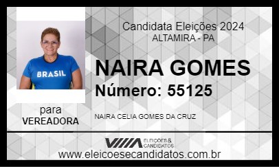 Candidato NAIRA GOMES 2024 - ALTAMIRA - Eleições