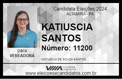 Candidato KATIUSCIA SANTOS 2024 - ALTAMIRA - Eleições