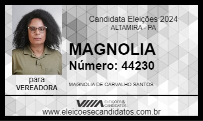 Candidato MAGNOLIA 2024 - ALTAMIRA - Eleições