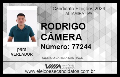 Candidato RODRIGO CÂMERA 2024 - ALTAMIRA - Eleições