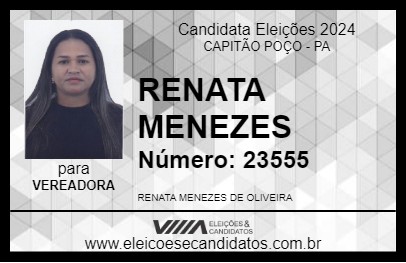 Candidato RENATA MENEZES 2024 - CAPITÃO POÇO - Eleições