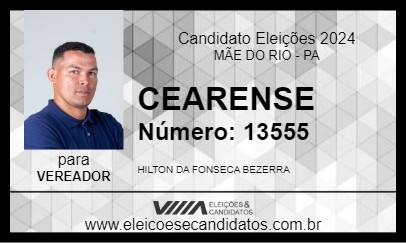 Candidato CEARENSE 2024 - MÃE DO RIO - Eleições