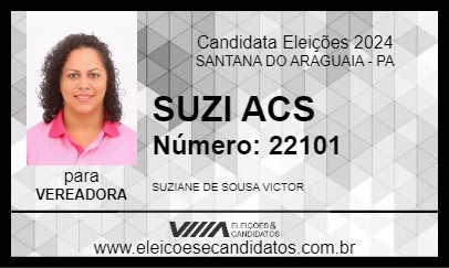 Candidato SUZI ACS 2024 - SANTANA DO ARAGUAIA - Eleições