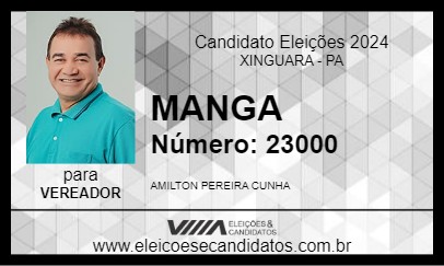 Candidato MANGA 2024 - XINGUARA - Eleições