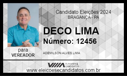 Candidato DECO LIMA 2024 - BRAGANÇA - Eleições