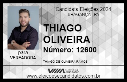 Candidato THIAGO OLIVEIRA 2024 - BRAGANÇA - Eleições