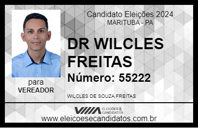 Candidato DR WILCLES FREITAS 2024 - MARITUBA - Eleições