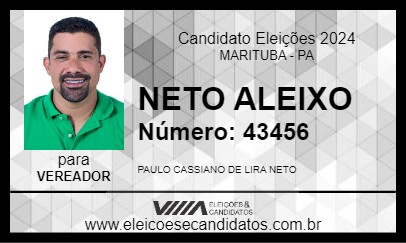 Candidato NETO ALEIXO 2024 - MARITUBA - Eleições