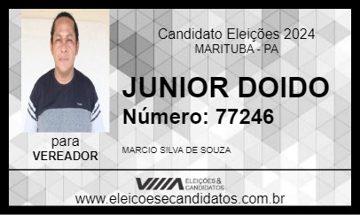 Candidato JUNIOR DOIDO 2024 - MARITUBA - Eleições