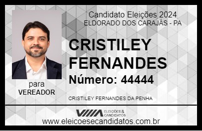 Candidato CRISTILEY FERNANDES 2024 - ELDORADO DOS CARAJÁS - Eleições