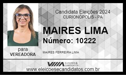 Candidato MAIRES LIMA 2024 - CURIONÓPOLIS - Eleições