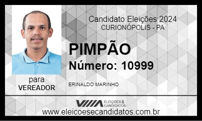 Candidato PIMPÃO 2024 - CURIONÓPOLIS - Eleições