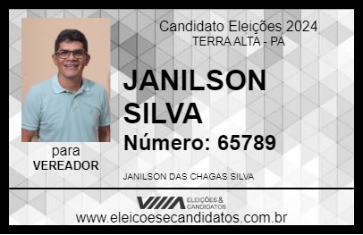 Candidato JANILSON SILVA 2024 - TERRA ALTA - Eleições