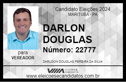 Candidato DARLON DOUGLAS 2024 - MARITUBA - Eleições