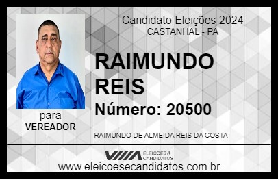 Candidato RAIMUNDO REIS 2024 - CASTANHAL - Eleições