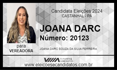 Candidato JOANA DARC 2024 - CASTANHAL - Eleições