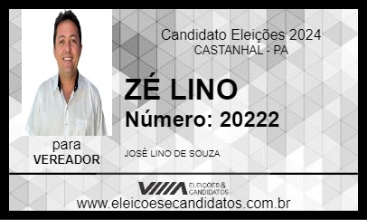 Candidato ZÉ LINO 2024 - CASTANHAL - Eleições