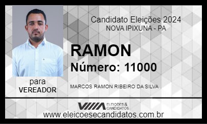 Candidato RAMON 2024 - NOVA IPIXUNA - Eleições