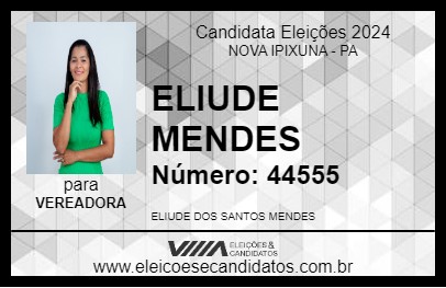 Candidato ELIUDE MENDES 2024 - NOVA IPIXUNA - Eleições