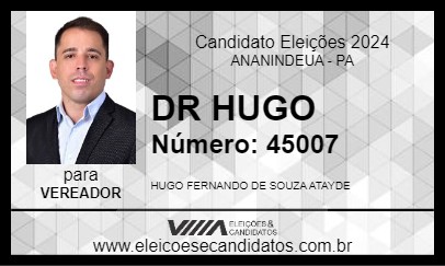 Candidato DR HUGO 2024 - ANANINDEUA - Eleições