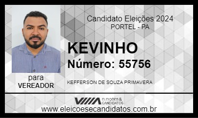 Candidato KEVINHO 2024 - PORTEL - Eleições