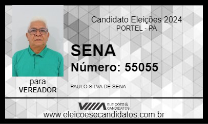 Candidato SENA 2024 - PORTEL - Eleições