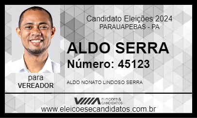 Candidato ALDO SERRA 2024 - PARAUAPEBAS - Eleições