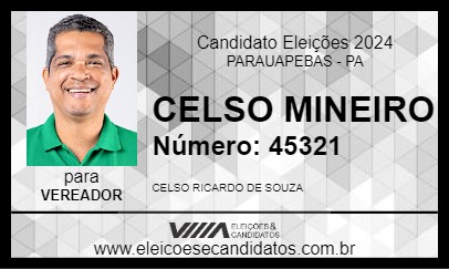 Candidato CELSO MINEIRO 2024 - PARAUAPEBAS - Eleições