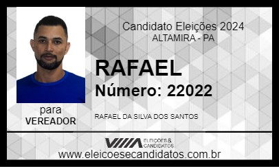 Candidato RAFAEL 2024 - ALTAMIRA - Eleições