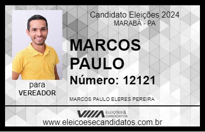 Candidato MARCOS PAULO 2024 - MARABÁ - Eleições