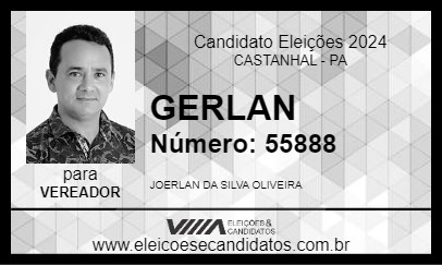 Candidato GERLAN 2024 - CASTANHAL - Eleições