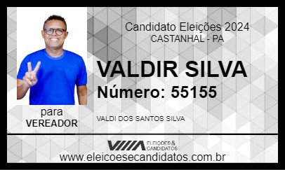 Candidato VALDIR SILVA 2024 - CASTANHAL - Eleições