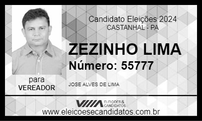 Candidato ZEZINHO LIMA 2024 - CASTANHAL - Eleições