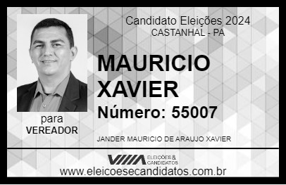 Candidato MAURICIO XAVIER 2024 - CASTANHAL - Eleições