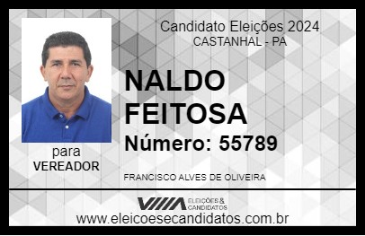 Candidato NALDO FEITOSA 2024 - CASTANHAL - Eleições